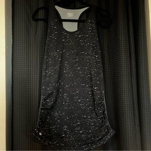 Athleta Racerback Ruched Gripper Hem Tank - Size Large